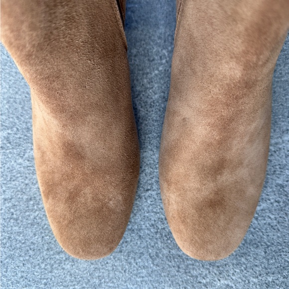 NIB Aqua College Women's Waterproof  "Echo" Dress Ankle Booties Tan Suede Sz 8.5 - Picture 9 of 14